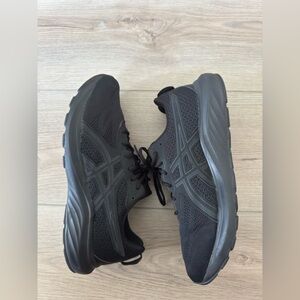 ASICS Black Athletic Running Shoes
